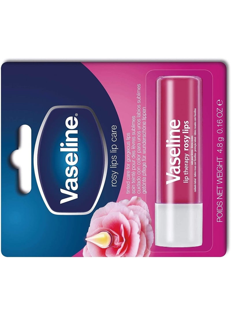 فازلين للعناية بالشفاه، لون وردي، 4.8 غرام، عبوة واحدة - Image 3